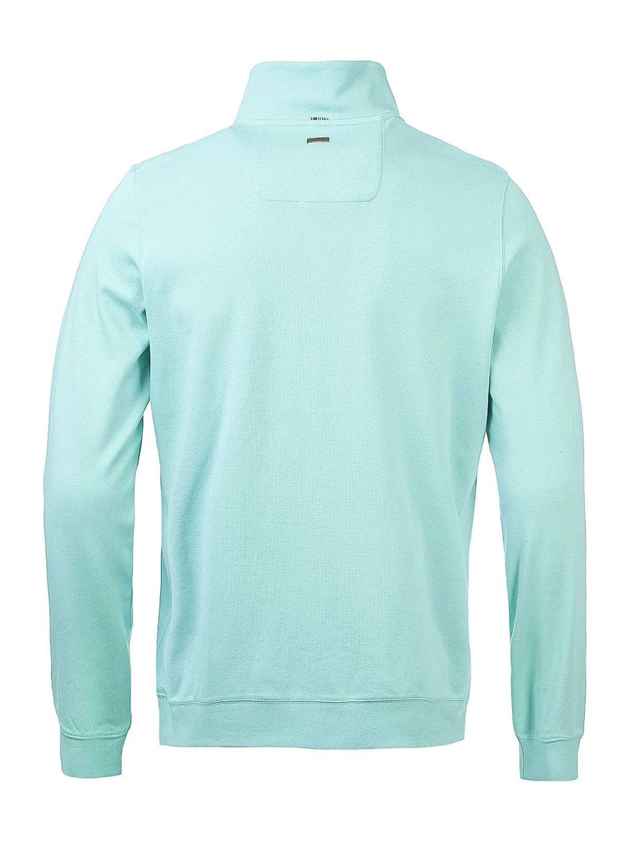 MEN Rockford Vests and Sweaters | Men's Organic Cotton Sweater Rimini Green Rockford Neptune