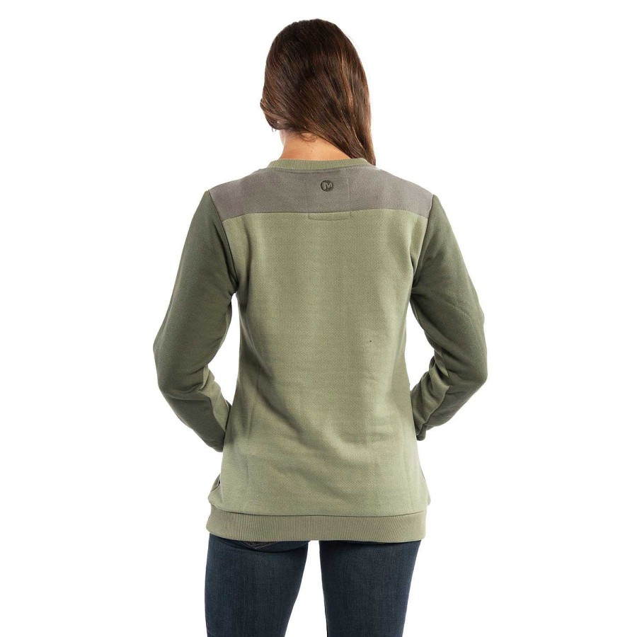 WOMEN Rockford Polerones | Women's Piera 2 Crew Sweatshirt Torch