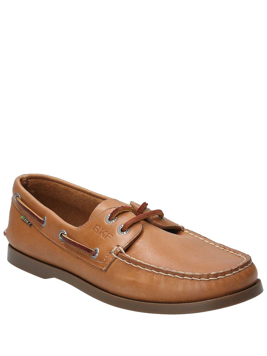 MEN Rockford Moccasins | Men's Leather Moccasin Boat Cafe Rockford Sahara