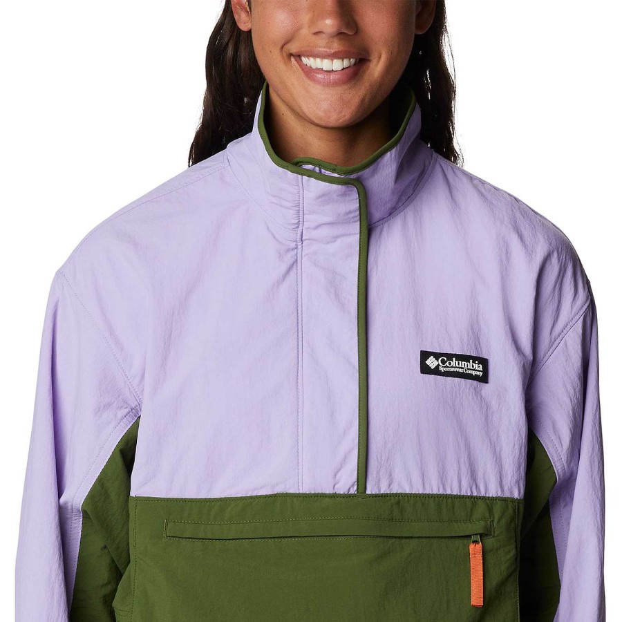 WOMEN Rockford Jackets and Parkas | Deschutes Valley Women's Windbreaker Jacket (337) Pesto