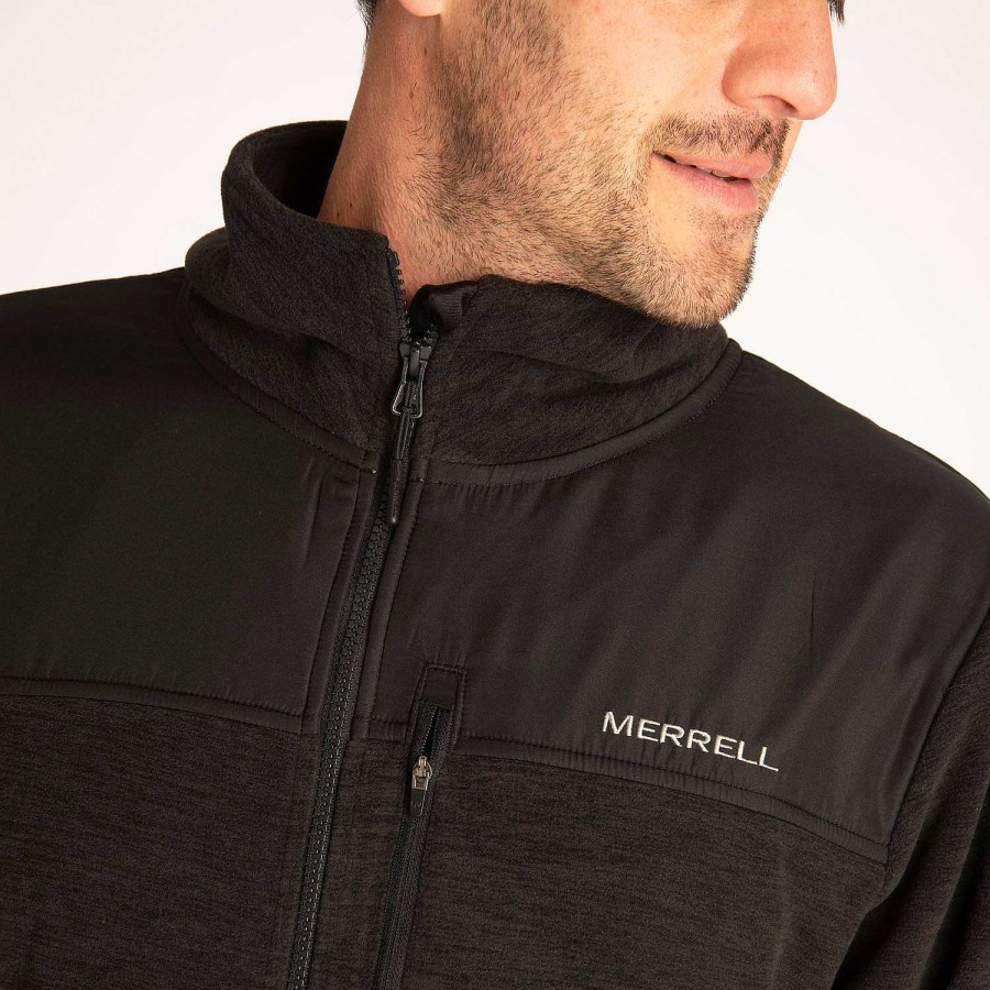 MEN Rockford Fleece and Softshells | Cliff Men's Fleece Anthracite[An4