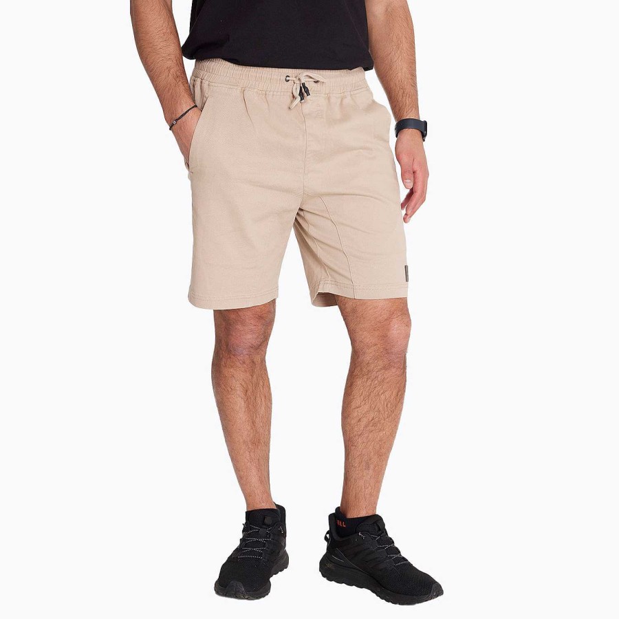 MEN Rockford Shorts | Cotton Cord Men's Shorts Gray Merrell Aluminum