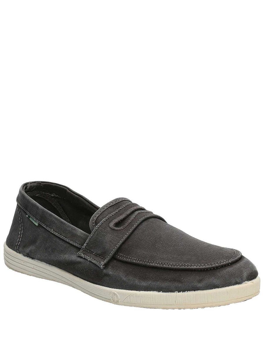 MEN Rockford Moccasins | Men's Organic Cotton Moccasin Mindil Blue Rockford Blue[880