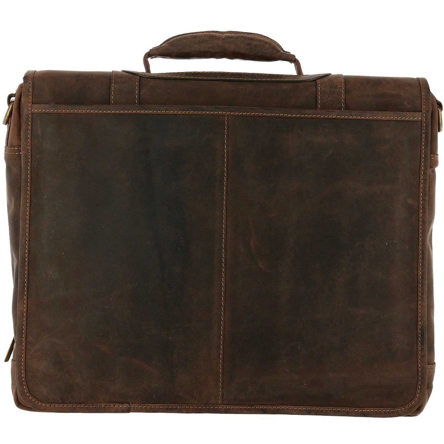 MEN Rockford Briefcases and Backpacks | Men's Leather Briefcase Ks Vail Cafe Rockford Brown