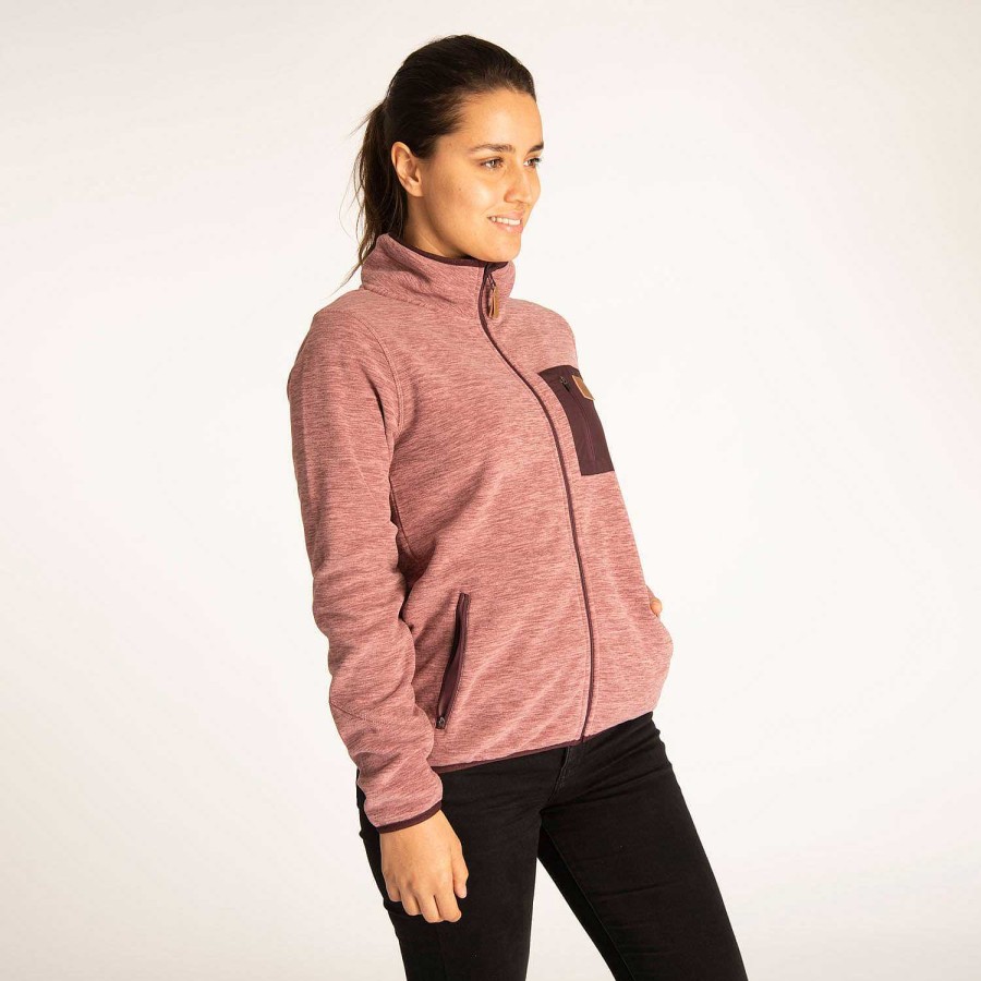 WOMEN Rockford Fleece and Softshells | Cliff Women's Fleece Ash Rose