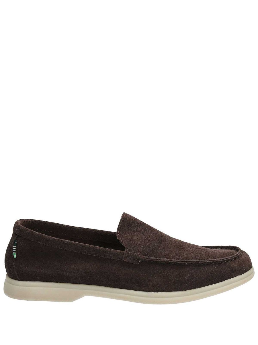 MEN Rockford Moccasins | Mocasin Cuero Hombre Monte Cafe Oscuro Rockford Dk Brown