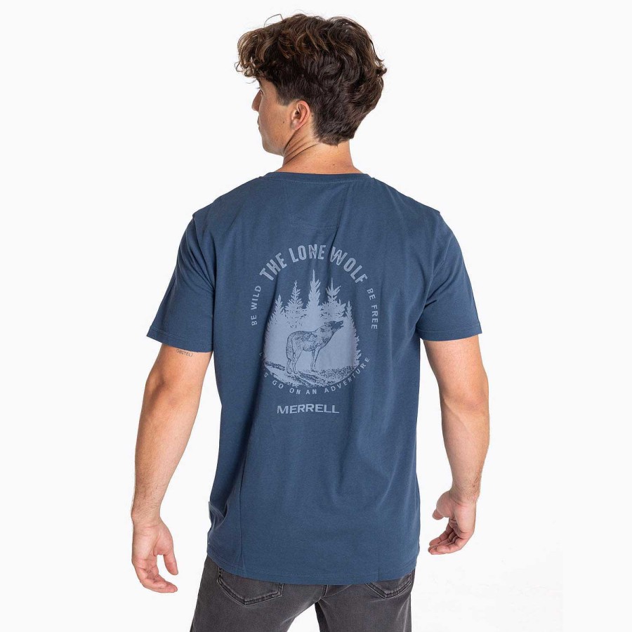 MEN Rockford T-shirts | Back Print Men's T-shirt Oceanic