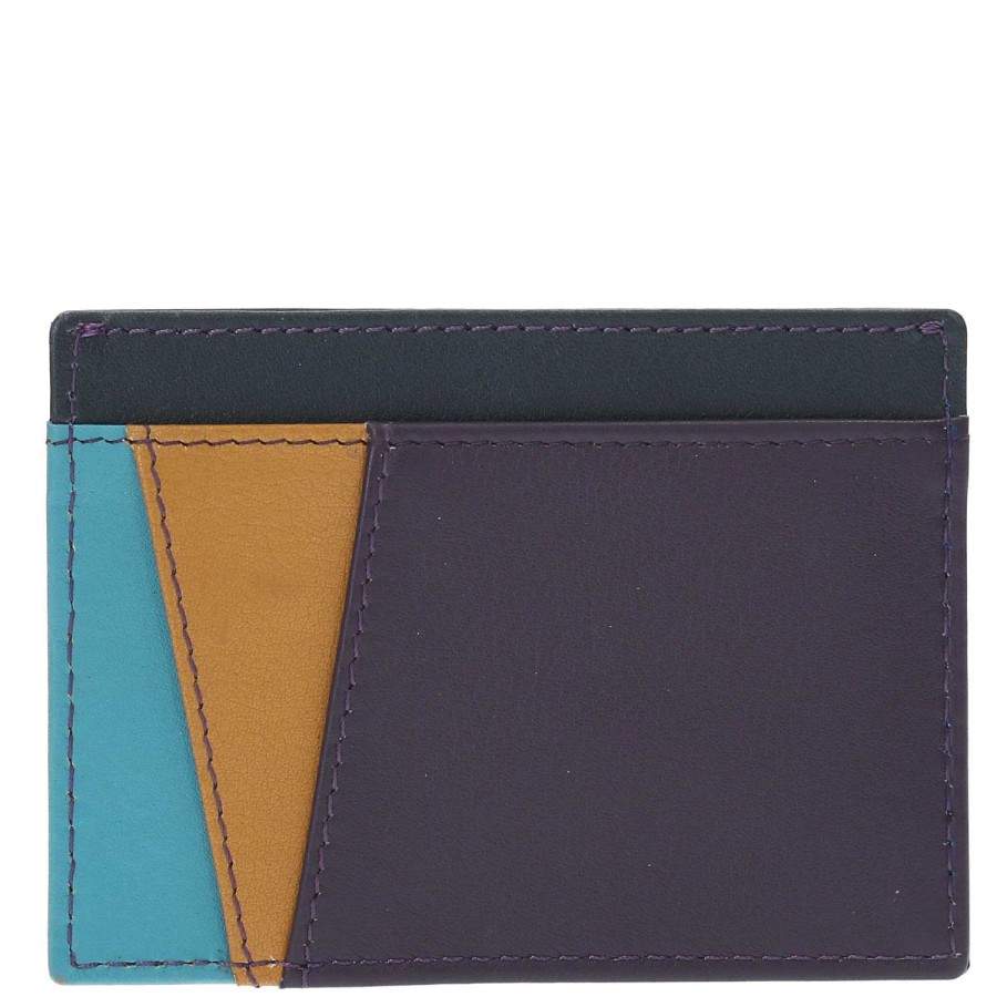 MEN Rockford Wallets | Unisex Leather Card Holder Cl Bow Cardhold Color Rockford Multi