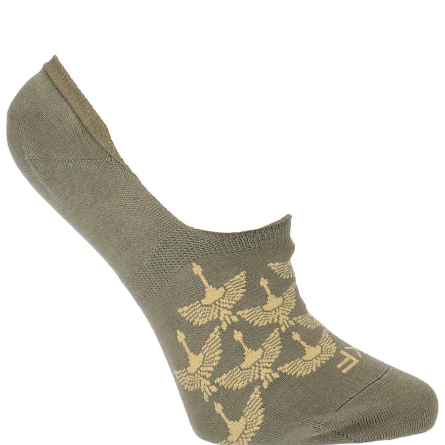 WOMEN Rockford Socks | Inv Swan Women's Bamboo Sock Green