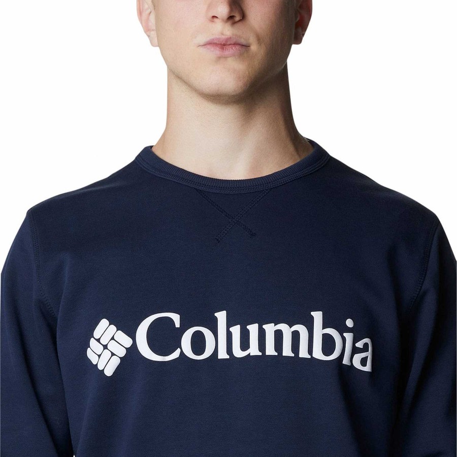 MEN Rockford Polerones | Fleece Crew Logo (468)Collegiate Navy