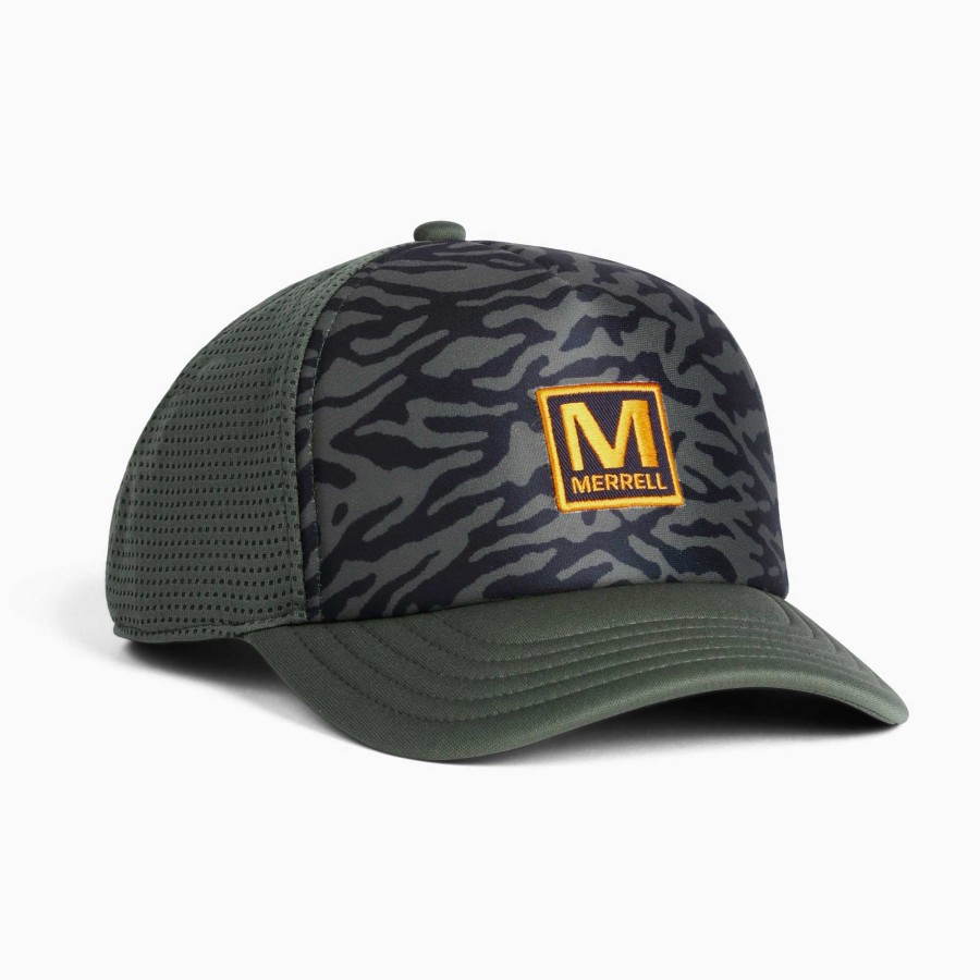 MEN Rockford Caps and JocClearance s | Jockey Unisex Patch Foam Trucker Dusty Olive Zebra Pr