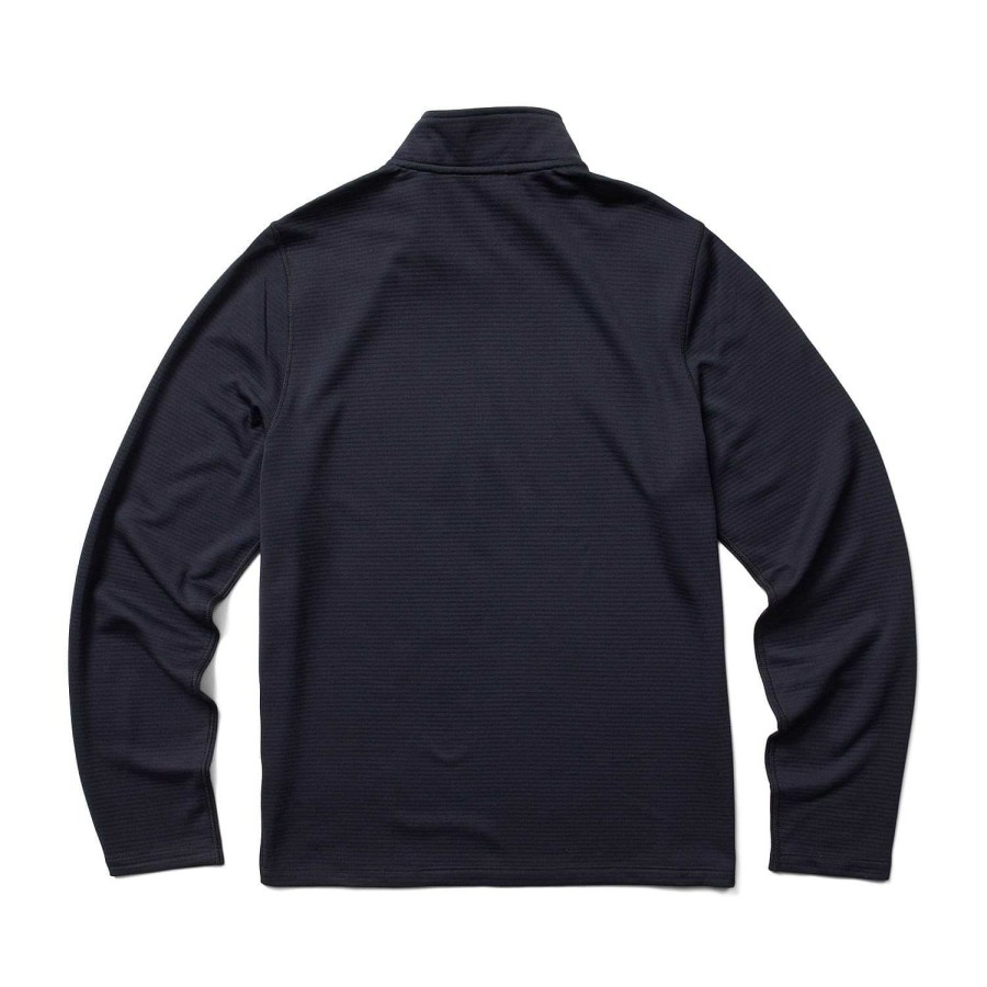 MEN Rockford Polerones | Men's Geotex 1/4 Zip Black Merrell Sweatshirt Black