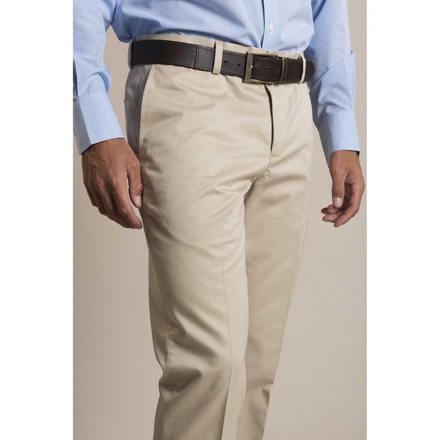 MEN Rockford Pants and Jeans | Men's Classic Wrinkle-Free Pants Khaki