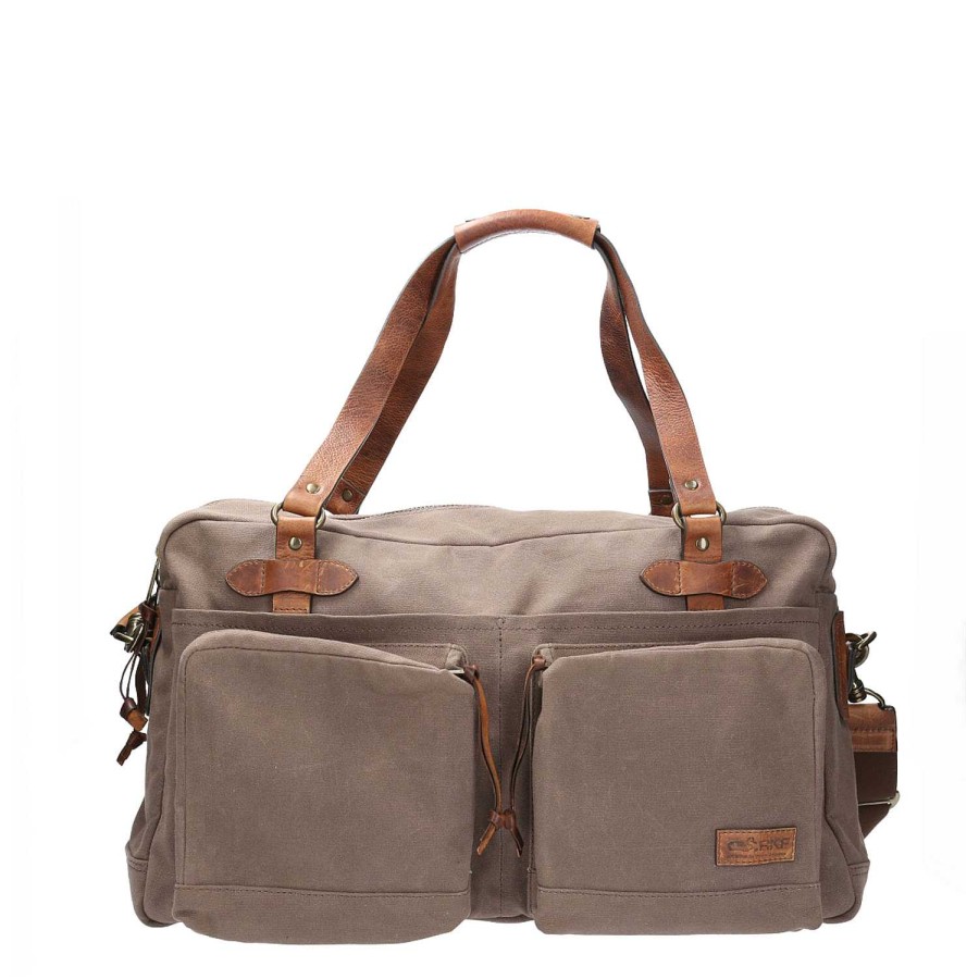 MEN Rockford Briefcases and Backpacks | Unisex Wx Stein Travel Bag Brown