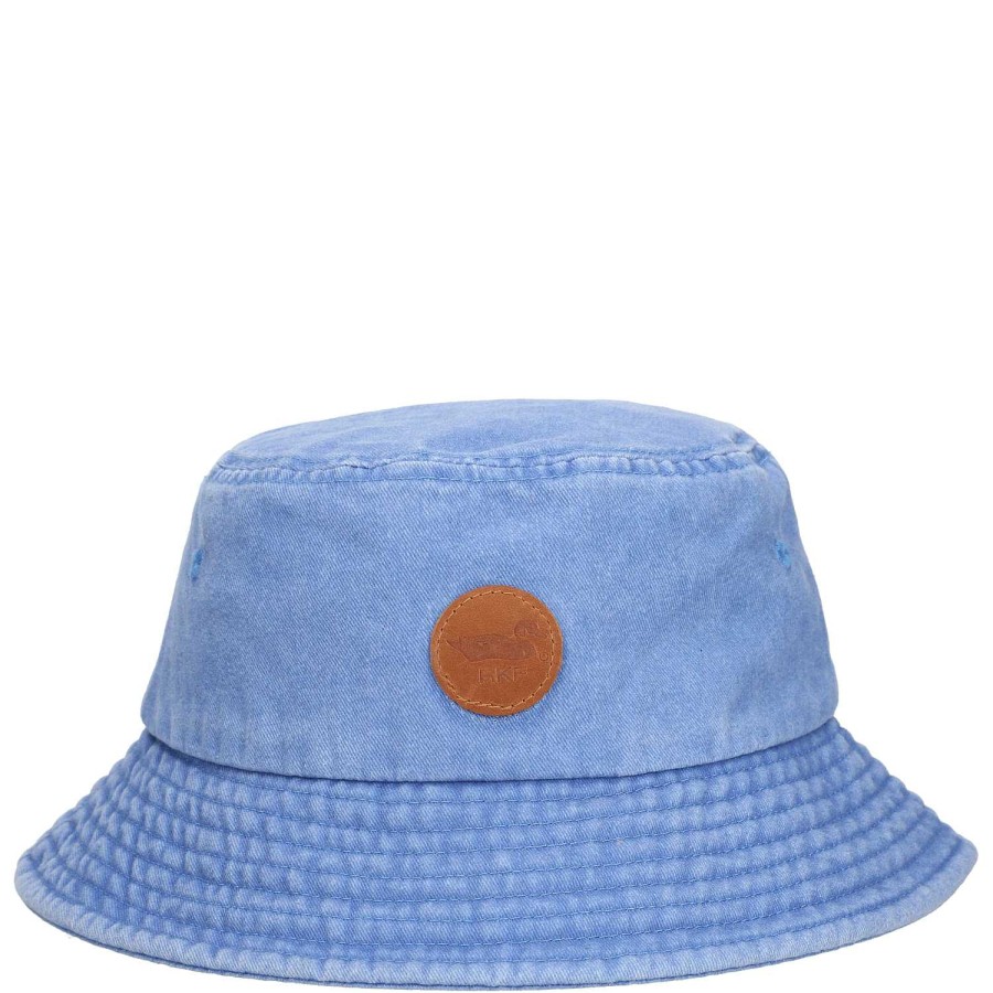 WOMEN|MEN Rockford Caps and JocWholesales | Unisex Cotton Hat BKT Patch Round Duck Blue Rockford Blue