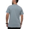 MEN Rockford T-shirts | Men's Casual Short Sleeve T-Shirt Original Fit Logo Tee Blue Cat Arona Blue