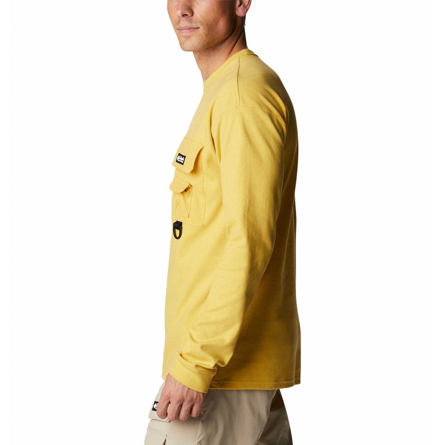 MEN Rockford T-shirts | Field Creek Doubleknit Long Sleeve (742) Golden Nugget