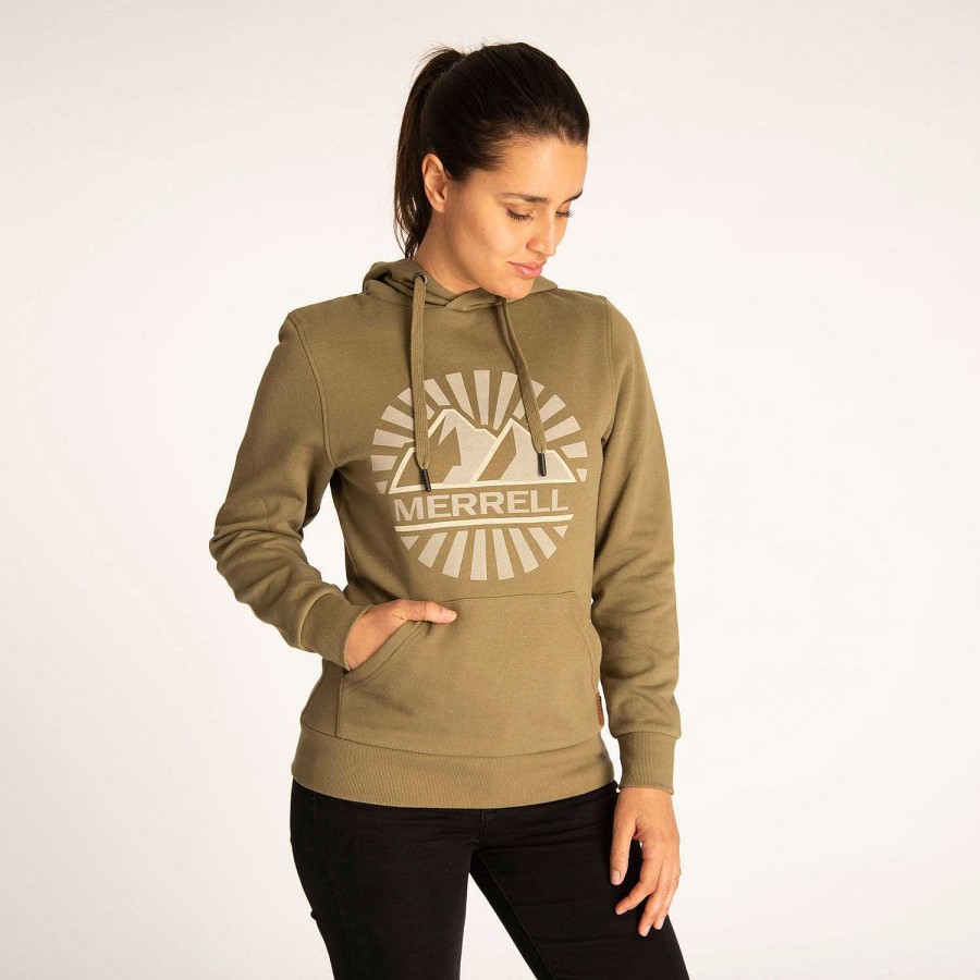 WOMEN Rockford Polerones | Women's Sweater Classic Hoodie Martini Olive