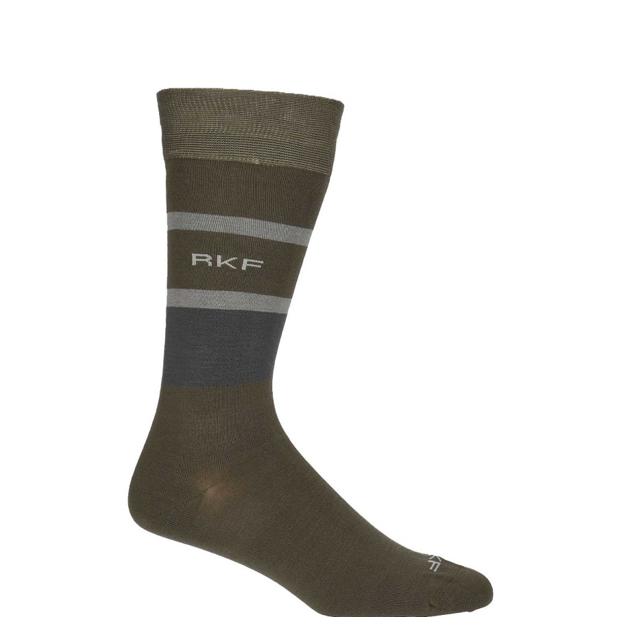 MEN Rockford Socks | Bamboo Socks Men Lg Rkfblock Green