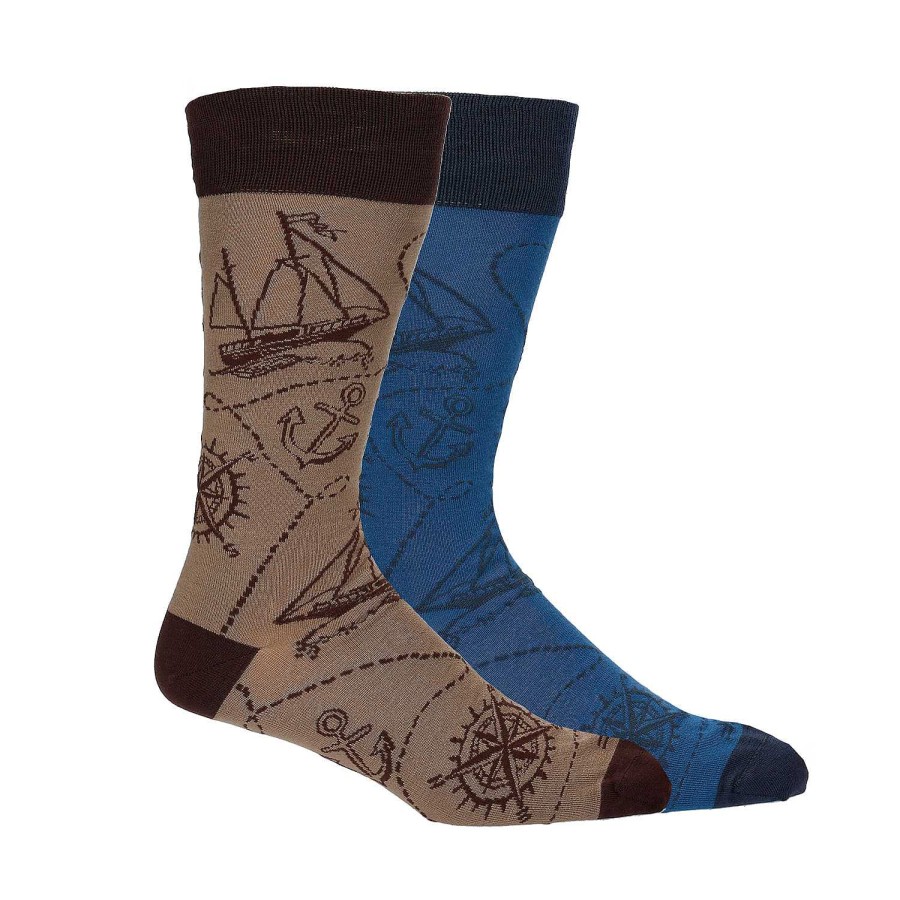 MEN Rockford Socks | Men's Bamboo Socks Pack Sail Multi