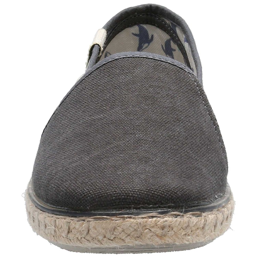 MEN Rockford Espadrilles | Men's Organic Cotton Espadrille Maya Gray Rockford (022) Dark Gray