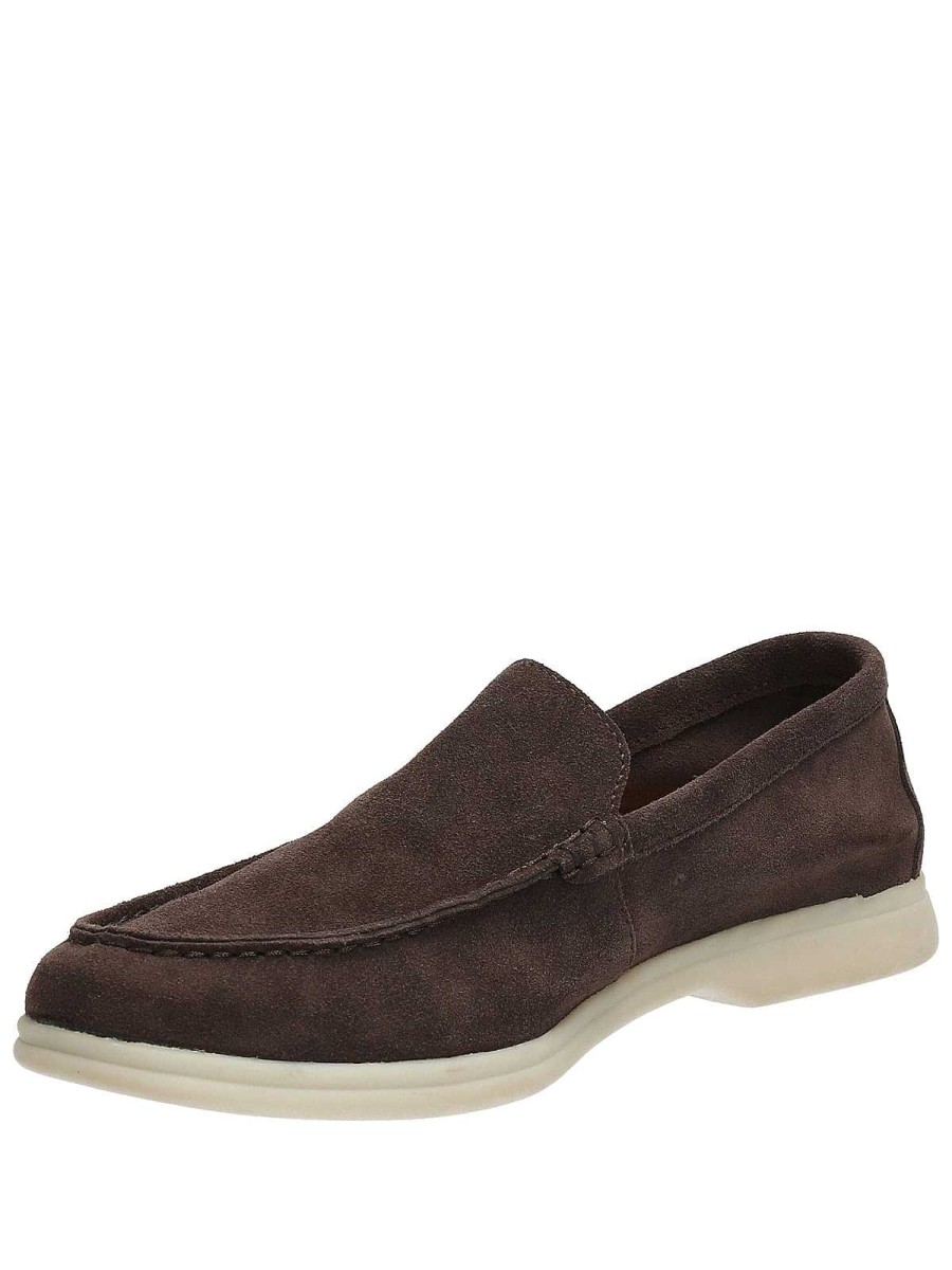 MEN Rockford Moccasins | Mocasin Cuero Hombre Monte Cafe Oscuro Rockford Dk Brown