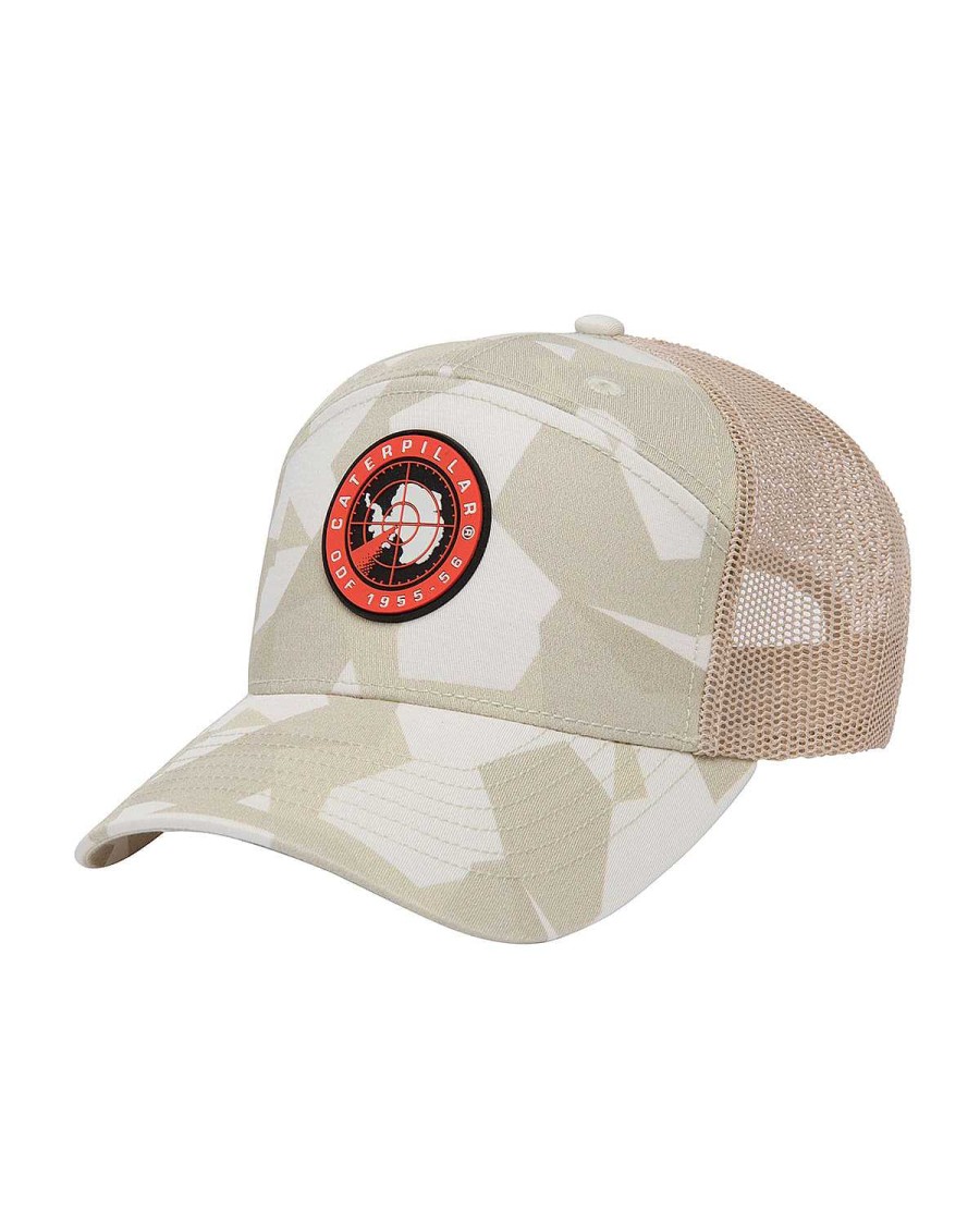 MEN Rockford Caps and JocOnlines | Jockey Casual Unisex Operation Freeze Hybrid Silicone Patch Mesh Back Hat White Cat Swiss Camo Aop-Prist