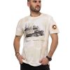 MEN Rockford T-shirts | Men's Casual Short Sleeve T-shirt Operation Freeze Graphic Tee 2 White Cat Swiss Camo Aop-Prist