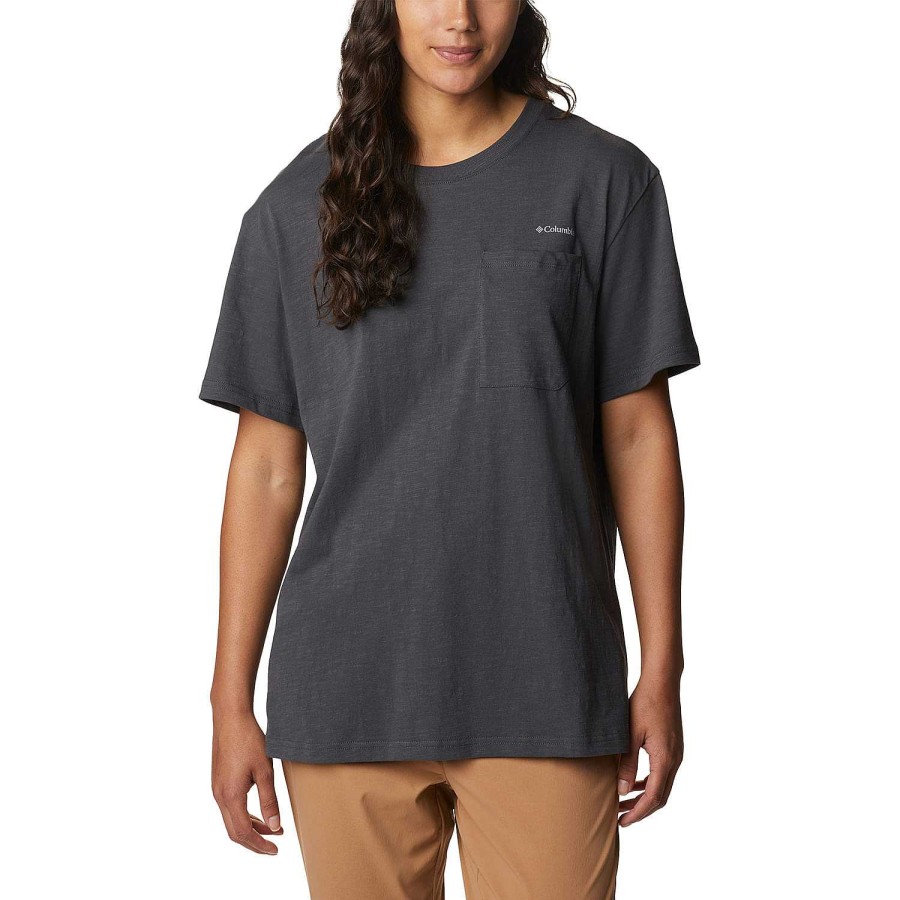 WOMEN Rockford T-shirts | Women's Short Sleeve T-Shirt Break It Down Tee Columbia (011) Shark