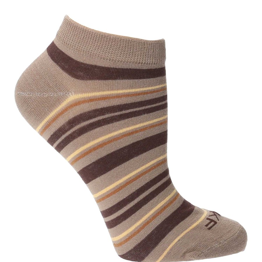 WOMEN Rockford Socks | Ped Multili Women's Bamboo Socks Taupe