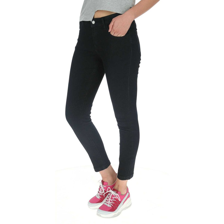 WOMEN Rockford Pants and Jeans | Symbol Skinny Women's Pants Pitch Black Overdye