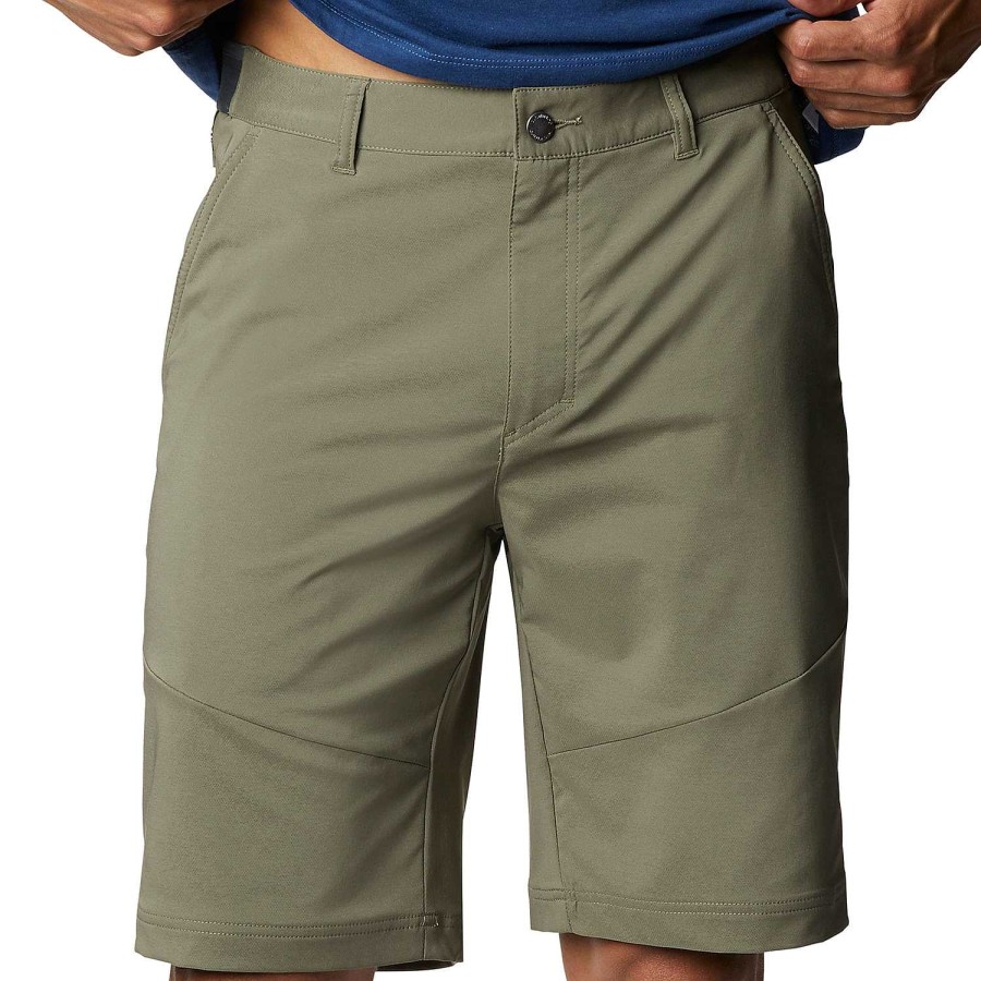 MEN Rockford Shorts | Men's Tech Trail Shorts Columbia (397) Stone Green