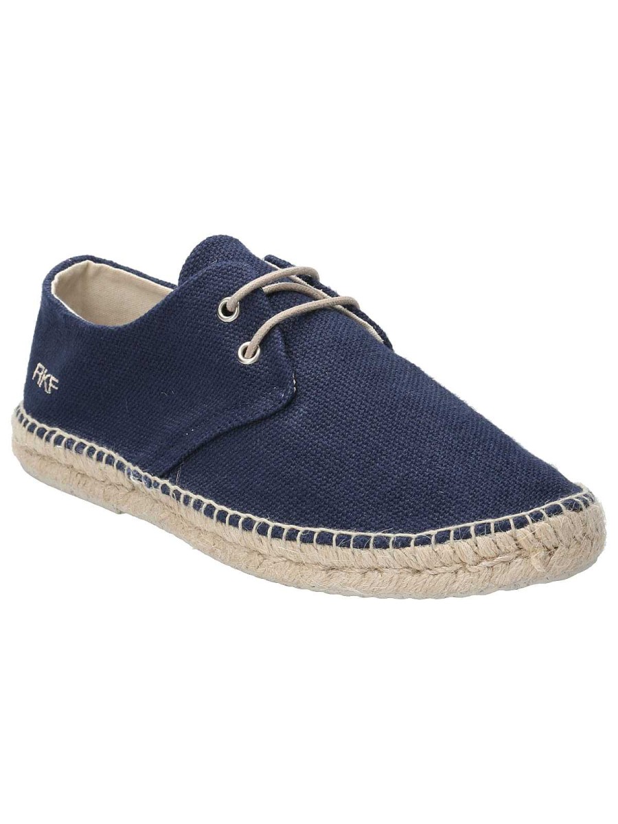 MEN Rockford Espadrilles | Men's Linen Espadrille Salou Blue Rockford Navy