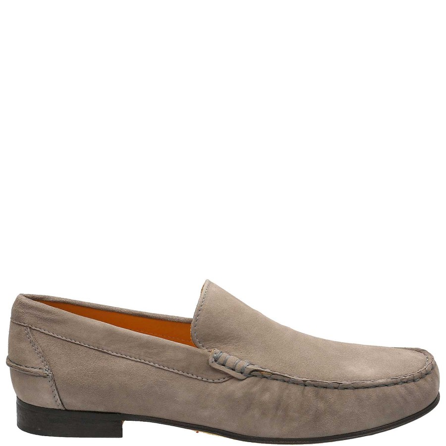 MEN Rockford Moccasins | Men's Leather Mocasin Reno Gris Rockford Ash