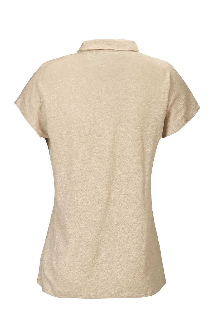 WOMEN Rockford T-shirts | Prague Women's Organic Linen T-shirt Nougat