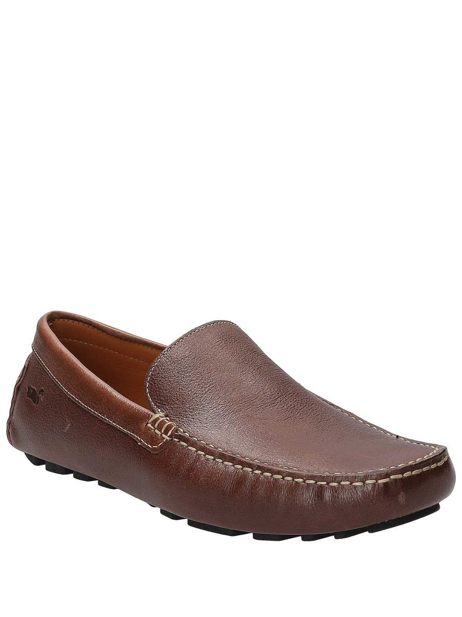 MEN Rockford Moccasins | Mocasin Cuero Hombre Austin Cafe Rockford Brown