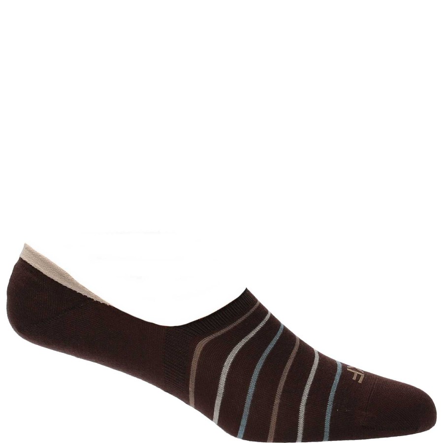 MEN Rockford Socks | Men's Bamboo Sock Inv College Cafe Rockford Brown