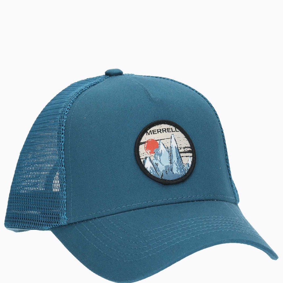 MEN Rockford Caps and JocOnlines | Unisex Jockey Print Patch Emerald Merrell Blue Ashes