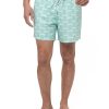 MEN Rockford Swimsuits | Izam Men's Recycled Fibers Swimsuit Light Green Rockford Bubble Fish