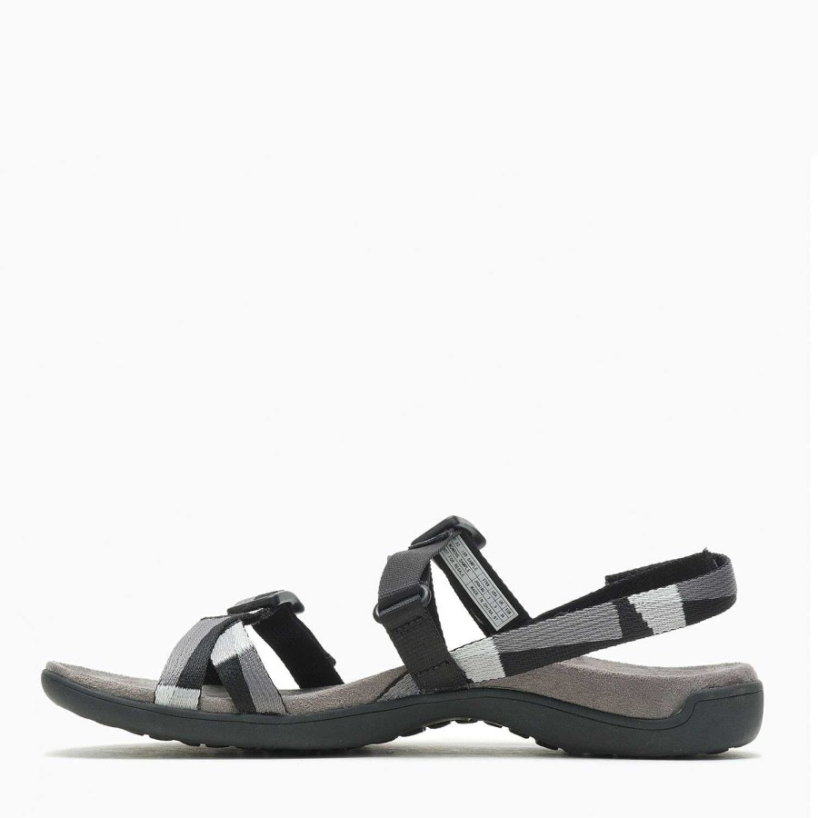 WOMEN Rockford Sandals | District 3 Backstrap Web Women's Sandal Black