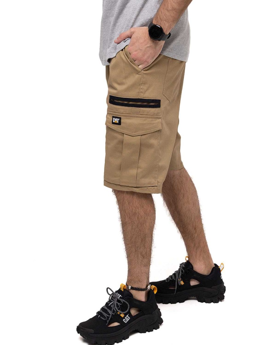 MEN Rockford Shorts | Men's Casual Shorts Foundation Cargo Short Coffee Cat Kelp