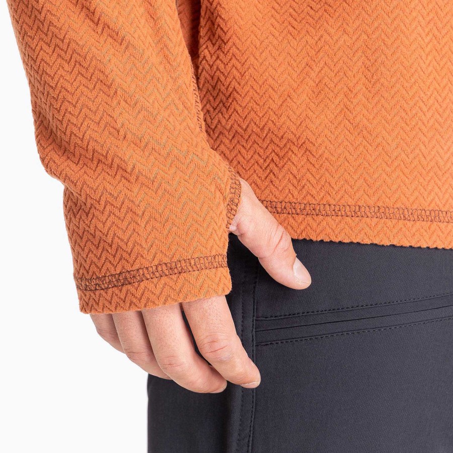 MEN Rockford Polerones | Ezzy Men's Fleece Terracotta