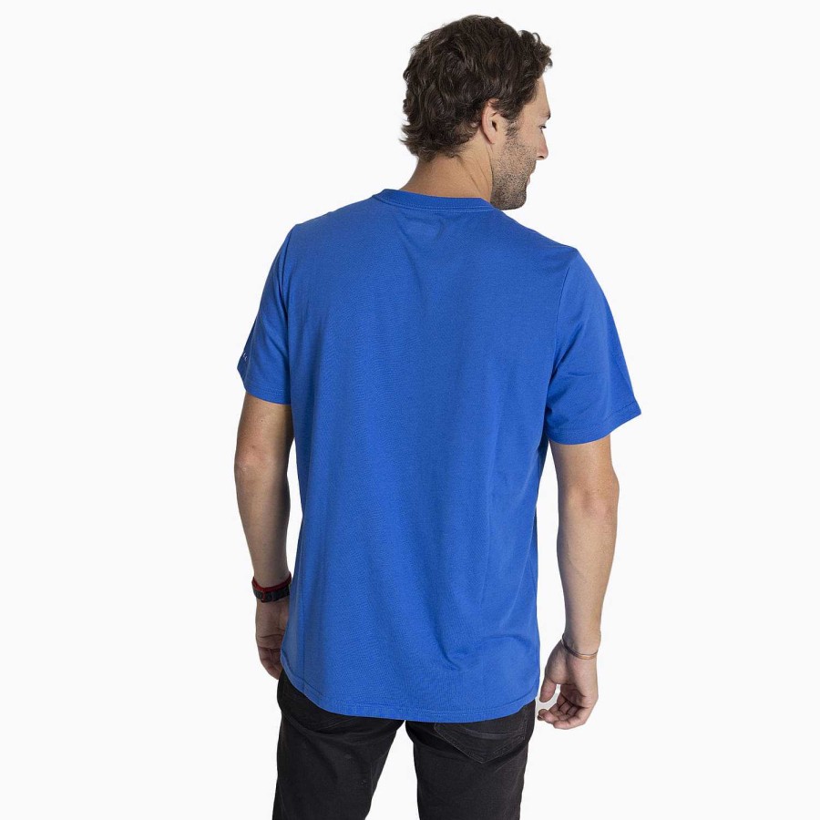 MEN Rockford T-shirts | Merrell Mts Men's T-shirt Victoria Blue