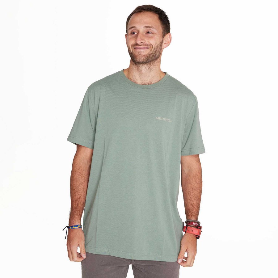 MEN Rockford T-shirts | Men's T-shirt Short Sleeves Moss Green Merrell New Green