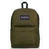 MEN Rockford Briefcases and Backpacks | Jansport Superbreak Plus Green Backpack Army Green