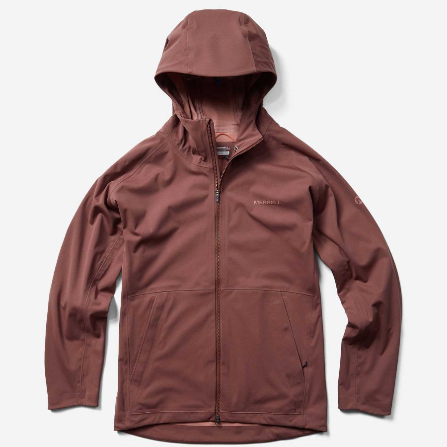 WOMEN Rockford Jackets and Parkas | Women's Whisper Rain Shell Raincoat Brown