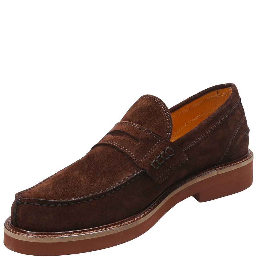 MEN Rockford Moccasins | Mocasin Cuero Hombre Tiber Cafe Rockford Chocolate Brown