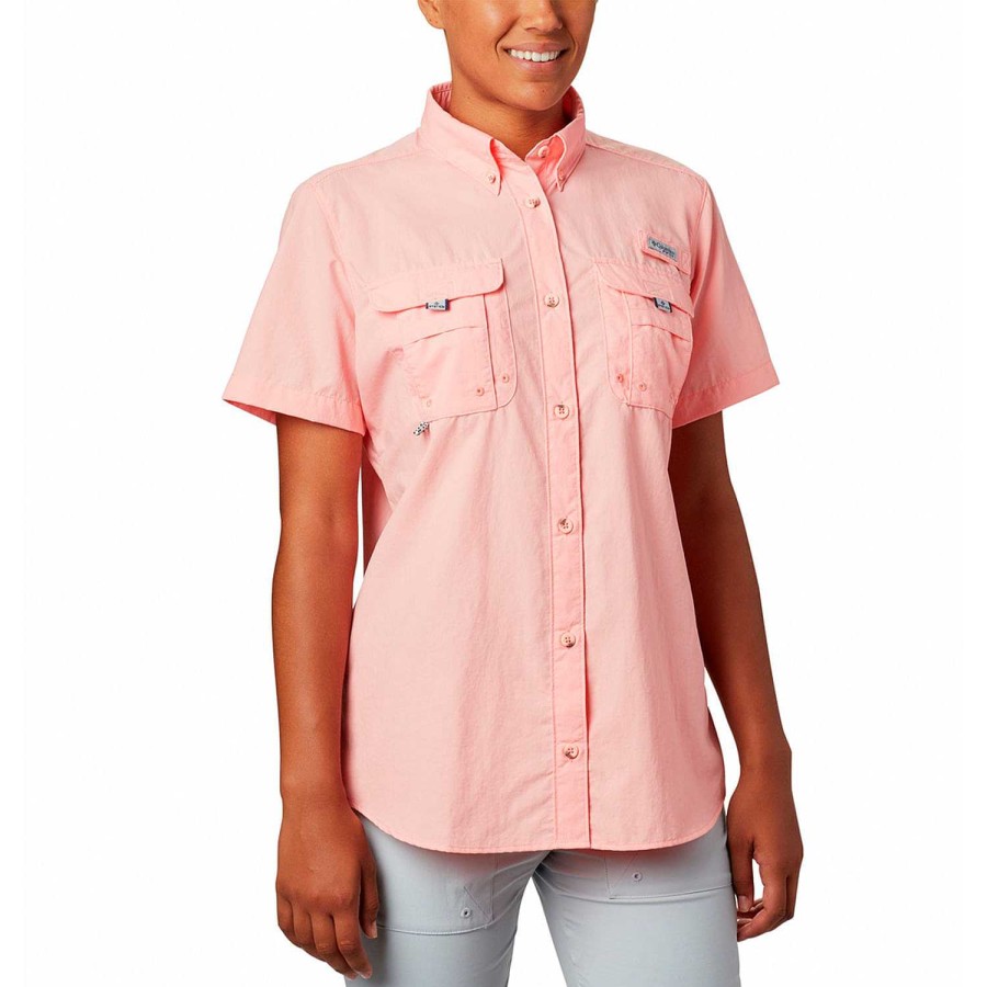 WOMEN Rockford Blouses | Womens Bahama Ss (884) Tiki Pink