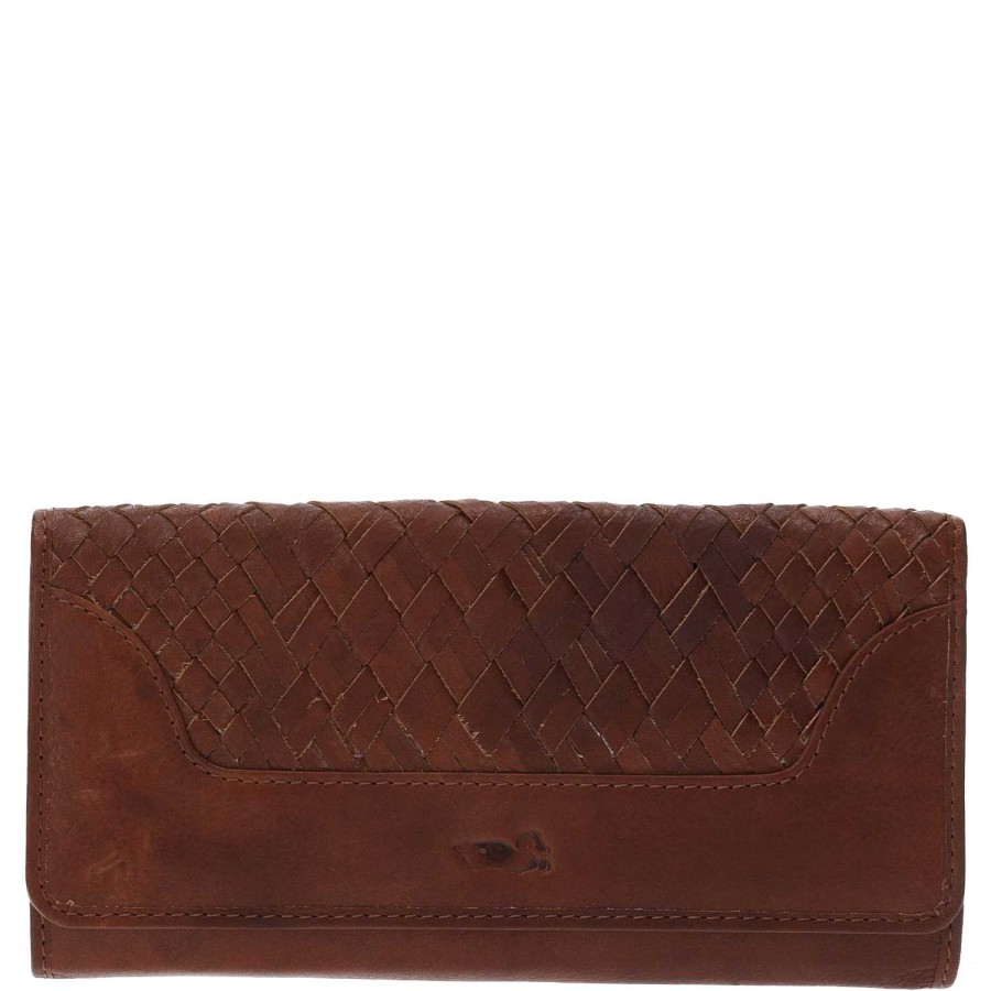 WOMEN Rockford Wallets | Women's Leather Wallet Aq Bremen Cafe Rockford Brown