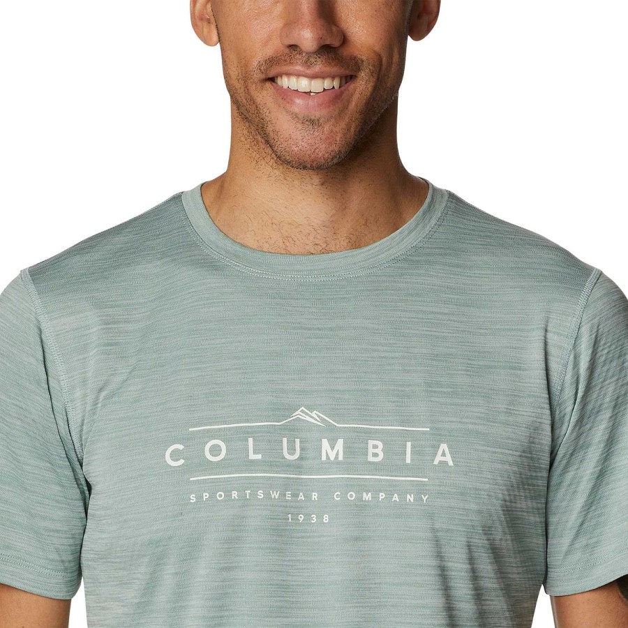 MEN Rockford T-shirts | Men's Short Sleeve T-Shirt Zero Rules Short Sleeve Graphic Shirt Columbia (350) Niagara